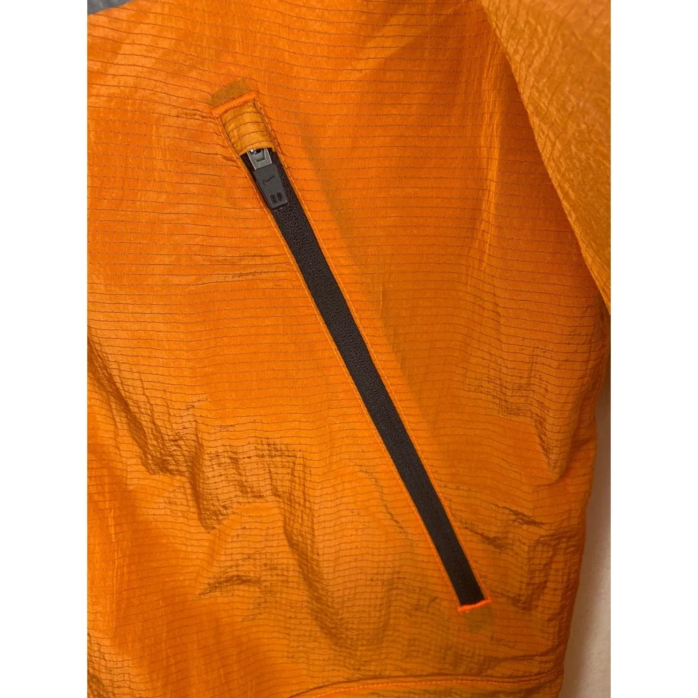 Nike Repel Division Running Jacket L Hooded Water Repellent Orange HJ3522-819